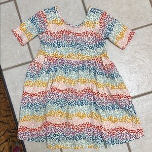 Hanna Andersson Multicolor Floral Kids Dress